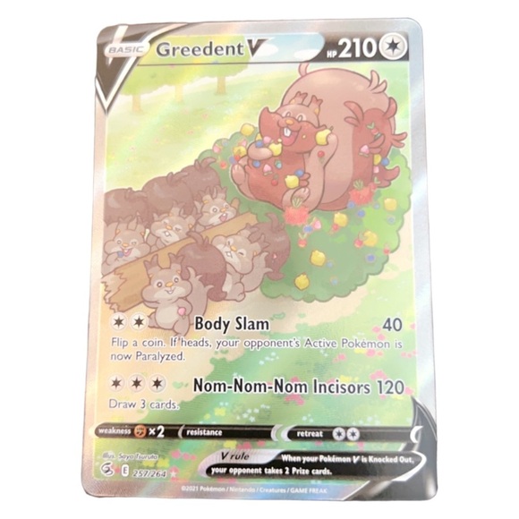Pokémon Greedent full art ultra rare - Picture 1 of 2